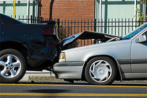 Auto accident involving two cars in Chicago IL