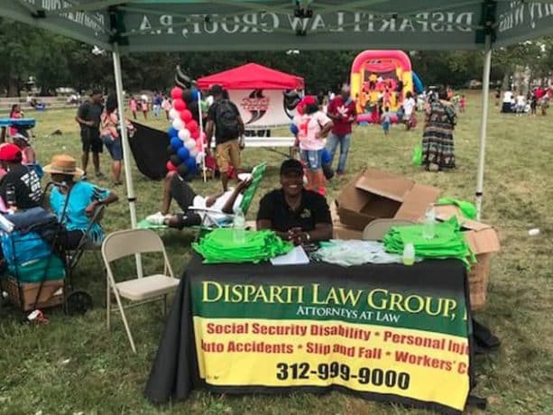 Disparti Law Group Accident & Injury Lawyers at the Englewood Parade