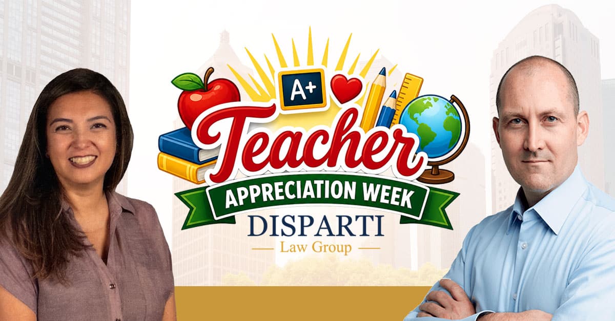 Disparti Law Group Announces Teacher Appreciation Week Winner Disparti Law Group Announces Teacher Appreciation Week Winner