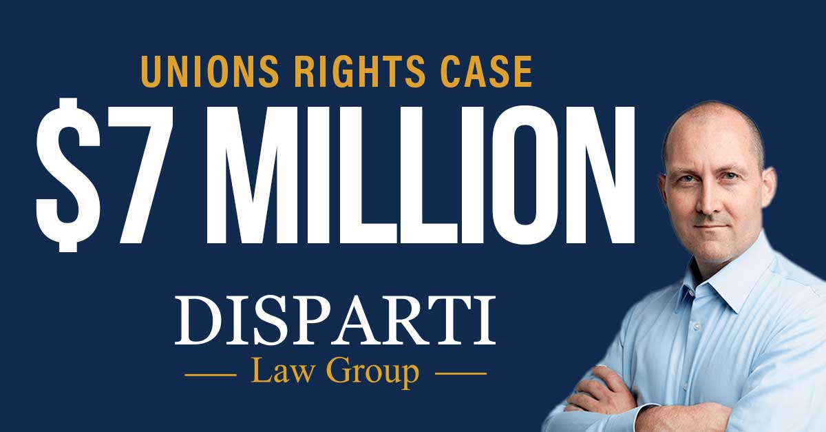 Disparti Law Group Helps Secure Nearly $7 Million Settlement for Unionized Correctional Commanders Disparti Law Group Helps Secure Nearly $7 Million Settlement for Unionized Correctional Commanders