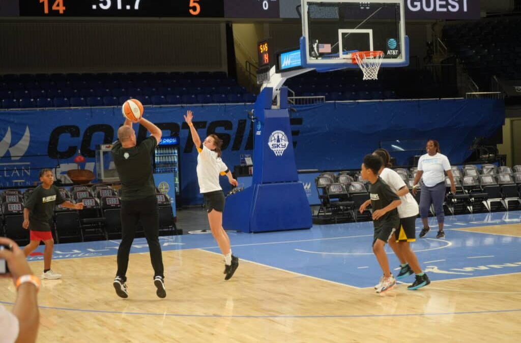 Disparti Law Group Hosts 50 Young Basketball Stars at Chicago Sky Game
